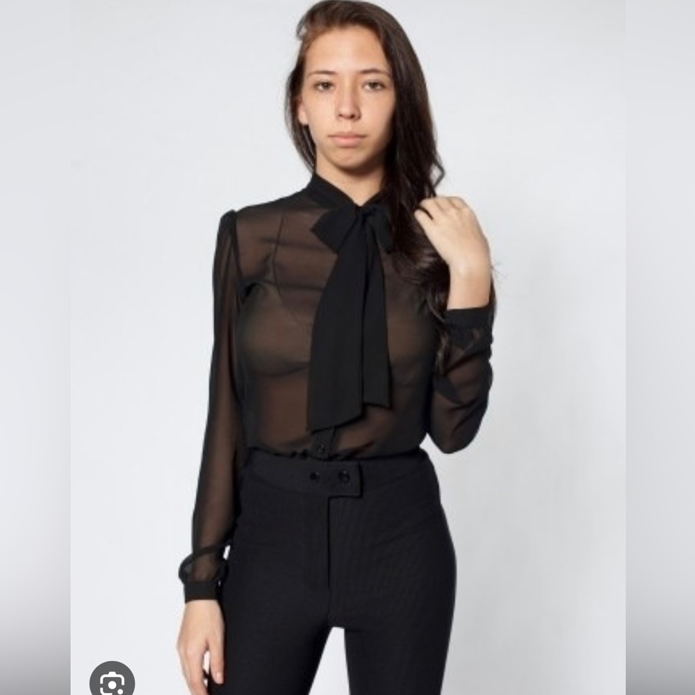 AMERICAN APPAREL *BRAND NEW* CHIFFON BLOUSE